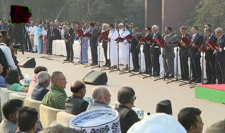 ত্রয়োদশ জাতীয় সংসদ নির্বাচনের পর বিএনপি সরকারের পূর্ণাঙ্গ মন্ত্রিসভা ঘোষণা
