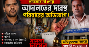ভালুকায় থানায় অভিযোগ করেও প্রতিকার না পেয়ে আদালতের দ্বারস্থ পরিবারের অভিযোগ, বাড়িতে হামলা-লুটপাট ও হত্যাচেষ্টার মামলা